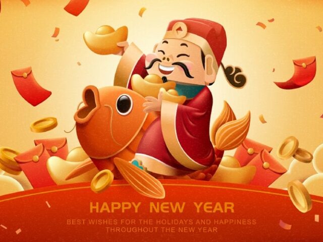 Welcome the God of Wealth at Lunar New Year 2022!